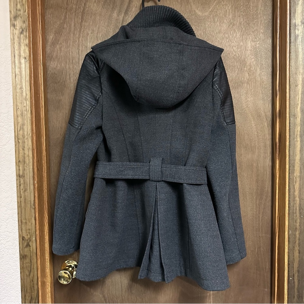 Bcbgeneration Full Zip Pea Coat Medium - image 3